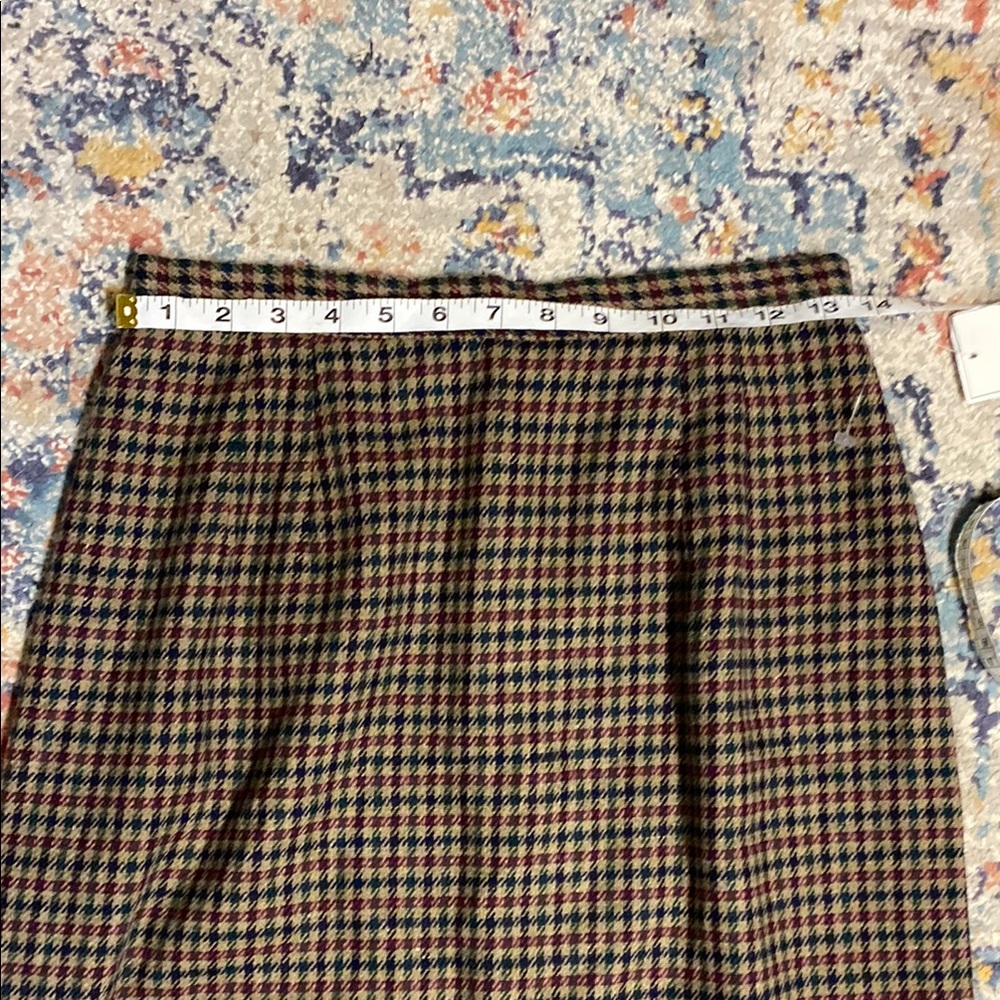 ISAAC HAZAN Vintage Wool Blend Midi Pencil Skirt - Picture 10 of 11